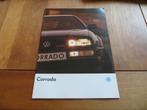 Folder Volkswagen Corrado 16V, G 60, Corrado VR6 10-1991, Volkswagen, Ophalen of Verzenden, Zo goed als nieuw, Volkswagen