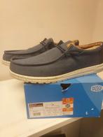 Hey Dude wally washed canvas blauw maat 50, Verzenden, Nieuw, Blauw