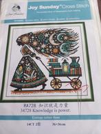 Joy Sunday Kruissteekpakket - Knowledge is Power 14CT Aida, Ophalen of Verzenden, Nieuw, Handborduren, Borduurpakket