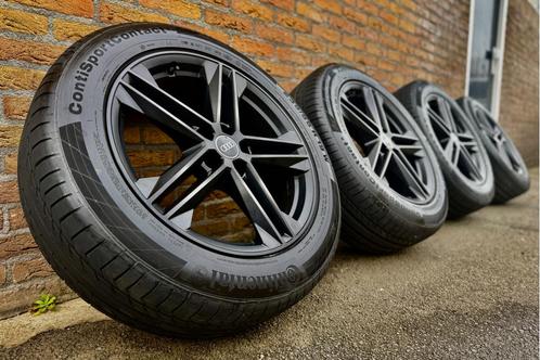Originele Audi Q5 VW Seat velgen 19 inch met zomerbanden, Auto-onderdelen, Banden en Velgen, Banden en Velgen, Zomerbanden, 19 inch
