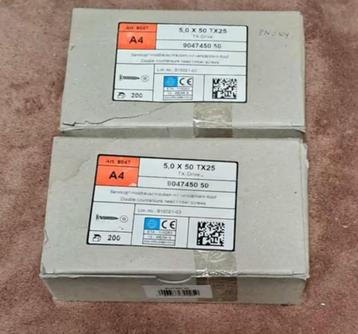 400 stuks houtschroeven Torx voldraad 5.0 x 50mm beschikbaar voor biedingen