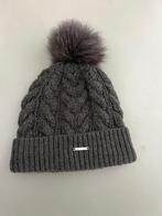 Donkerbruine gebreide muts met pom van Barts, Kleding | Dames, Mutsen, Sjaals en Handschoenen, Verzenden, Zo goed als nieuw, Handschoenen