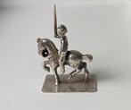 Hollands miniatuur zilveren ruiter met zwaard, Antiek en Kunst, Antiek | Goud en Zilver, Ophalen of Verzenden