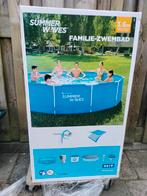 Familie zwembad.366 x 84. solar heater, trap.., Ophalen, 80 tot 120 cm, Rond, Opzetzwembad