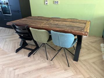 Eettafel driftwood 200x100 cm beschikbaar voor biedingen