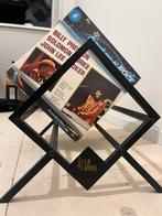 Vintage La Vinyl LP Standaard, Huis en Inrichting, Woonaccessoires | Cd- en Dvd-rekken, Ophalen, Gebruikt, Metaal, 25 tot 75 discs