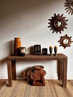 Rieten rotan sidetable jaren 80 vintage, Ophalen, Onbekend, Zo goed als nieuw, Onbekend