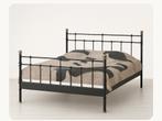 Ikea Svelvik 160x200 compleet met verstelbare lattenbodems., Ophalen, Zwart, Tweepersoons, Zo goed als nieuw