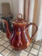 Antieke puntgave koffiepot - 24 cm hoog, Antiek en Kunst, Antiek | Keramiek en Aardewerk, Ophalen