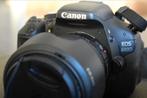 Canon EOS 600D met 3 lenzen en accessoires, Gebruikt, Spiegelreflex, Canon, Ophalen of Verzenden