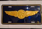 US Navy Aircrew Wings License Plate, Ophalen of Verzenden, Marine, Amerika, Embleem of Badge