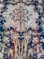 Boho tafelkleed goud India jachttafereel olifant leeuw, Huis en Inrichting, Tafelkleden, Gebruikt, Etten-Leur, DJT@dejuistetoon.eu