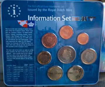 Nederland Euro Informatie Set 2001 beschikbaar voor biedingen
