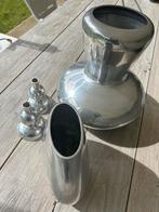 Aluminium vazen, Huis en Inrichting, Woonaccessoires | Vazen, Minder dan 50 cm, Overige materialen, Ophalen, Overige kleuren