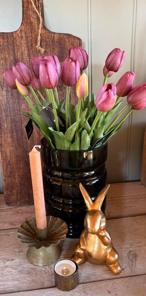 Prachtige tulpen, Huis en Inrichting, Woonaccessoires | Kunstplanten en Kunstbloemen, Nieuw, Binnen, Ophalen of Verzenden