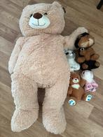 Nieuwe teddybeer met kaartje + 4 schattige knuffels, Ophalen of Verzenden, Nieuw, Beer