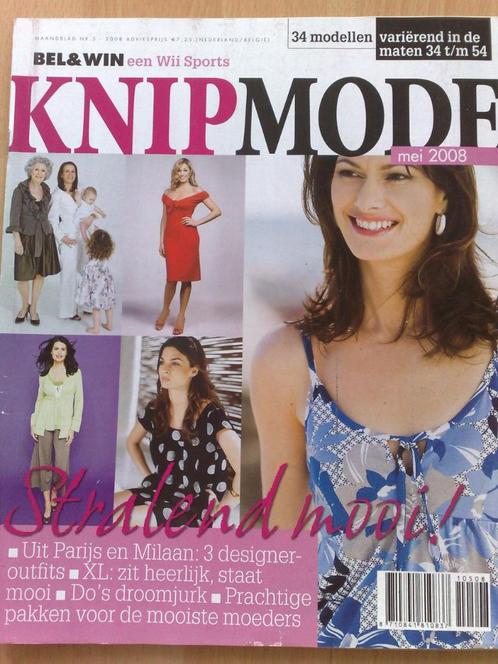 Knipmode mei 2008, Hobby en Vrije tijd, Kledingpatronen, Zo goed als nieuw, Vrouw, Knipmode, Verzenden
