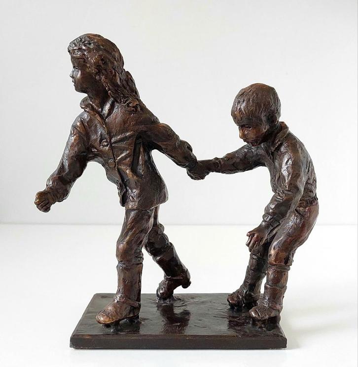 Bronzen Sculptuur Jean Marianne Bremers Helvoirt Brons Beeld, Antiek en Kunst, Kunst | Beelden en Houtsnijwerken, Verzenden