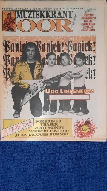 OOR 8-1978 Udo Lindenberg Foreigner Teaser Zoot Money Wreckl beschikbaar voor biedingen