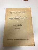 Wet op de krijgstucht 1938, Ophalen of Verzenden, Voor 1940, Gelezen