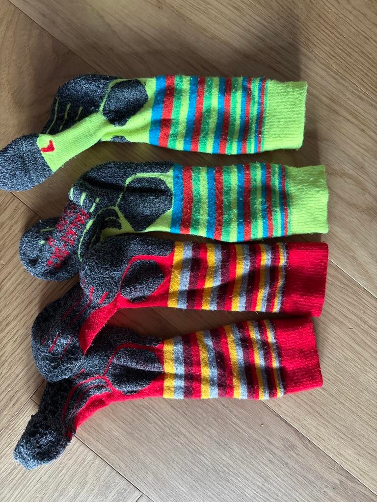 Falke Skisokken - Maat 23-26, Jongen of Meisje, Ophalen of Verzenden, Zo goed als nieuw, Sokken