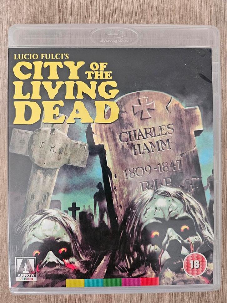 City of The Living Dead (van arrow video), Cd's en Dvd's, Blu-ray, Zo goed als nieuw, Horror, Ophalen of Verzenden