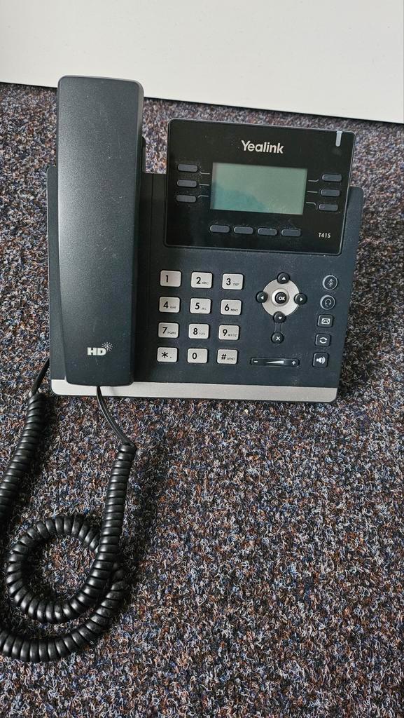 Yealink T41S IP-telefoon (VoIP) - Gebruikt, Telecommunicatie, Vaste telefoons | Handsets en Draadloos, Gebruikt, 1 handset, Ophalen of Verzenden