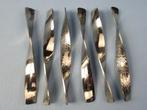 Marcel Wanders KLM koffielepeltjes /roerstaafjes., Huis en Inrichting, Ophalen of Verzenden, Zo goed als nieuw, Rvs of Chroom