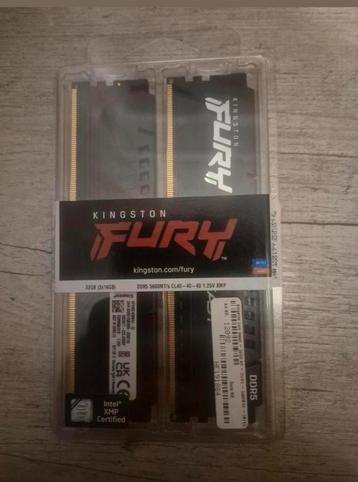 Kingston Fury Beast DDR5 32GB (2x16GB) - Nieuw! beschikbaar voor biedingen