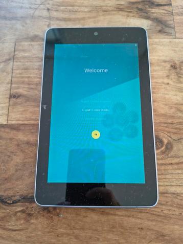 Asus Nexus tablet, barst in scherm. Android tablet zwart. beschikbaar voor biedingen
