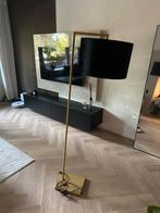 Vloerlamp goud zwart velvet, Ophalen, Zo goed als nieuw