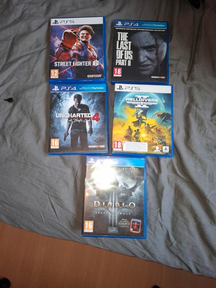 PS4/PS5 Games - Bundel, Spelcomputers en Games, Games | Overige, Gebruikt, Avontuur en Actie, 1 speler, Vanaf 16 jaar, Eén computer