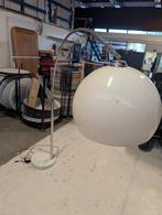 Booglamp, Retro model, marmeren voet, dimbaar, Ophalen of Verzenden, Gebruikt, 150 tot 200 cm