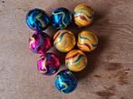 Kerstballen 6 cm doorsnede vrolijke kleuren, Diversen, Kerst, Ophalen of Verzenden, Zo goed als nieuw