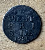 Dubbele Wapenstuiver West-Friesland 1789, Postzegels en Munten, Munten | Nederland, Ophalen, Vóór koninkrijk, Zilver, Overige waardes