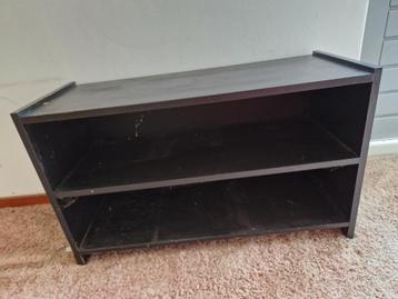 Zwarte schoenenkast - 100x40 cm