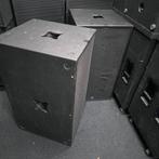 SEEBURG ACOUSTIC LINE B1502 dubbel 15 inch subs 1000 watt, Audio, Tv en Foto, Luidsprekers, Overige merken, Gebruikt, Subwoofer