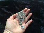 Broche met strass vanaf €3, Overige materialen, 4 tot 7 cm, Verzenden, Wit