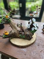 vogeltjes op hout sculptuur, Huis en Inrichting, Ophalen, Nieuw