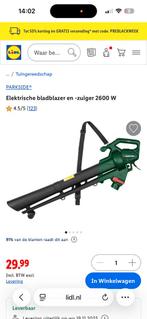 Parkside Bladblazer/Zuiger 2600W - Nieuw!, Tuin en Terras, Bladblazers, Handgedragen, Ophalen of Verzenden, Zo goed als nieuw
