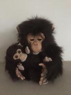 Hasbro Fur Real Friends Chimpansee en baby-aapje - afhalen, Kinderen en Baby's, Speelgoed | Knuffels en Pluche, Gebruikt, Ophalen