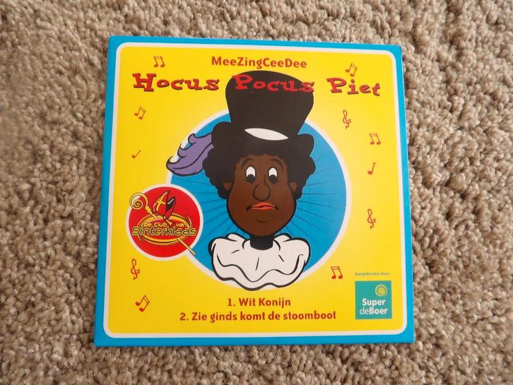 4 SINTERKLAAS CD'S waaronder meezing cd HOCUS POCUS PIET, Diversen, Sinterklaas, Nieuw, Ophalen of Verzenden