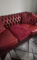 Originele Chesterfield banken, Huis en Inrichting, Banken | Bankstellen, Ophalen, Gebruikt, 150 tot 200 cm, Driepersoons