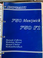 Ducati 750F1 werkplaats handboek ORIGINEEL, Motoren, Ophalen of Verzenden, Ducati