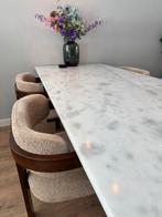 Marmeren eettafel, Ophalen, Gebruikt, 4 tot 6 stoelen