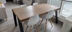 Set 4 eetkamerstoelen, Huis en Inrichting, Stoelen, Wit, Zo goed als nieuw, Vier, Ophalen