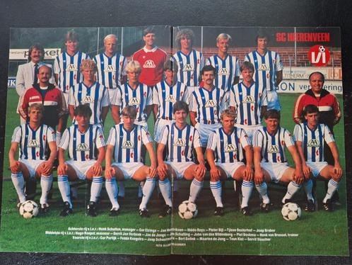 7x oude unieke posters SC Heerenveen jaren 80 (zie foto's!), Verzamelen, Sportartikelen en Voetbal, Zo goed als nieuw, Poster, Plaatje of Sticker