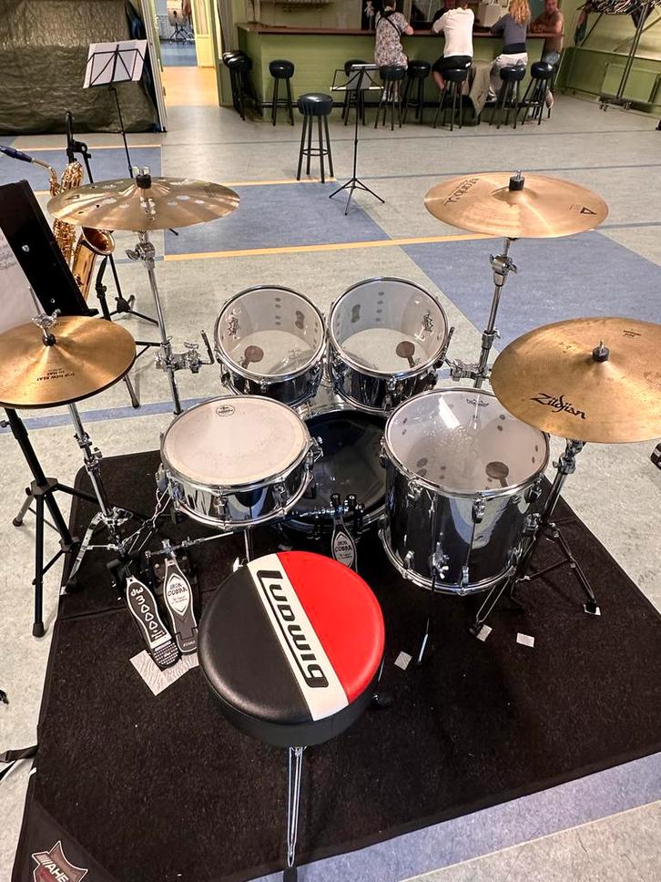 Ludwig '70s Vistalite Chrome-O-Vista Drumstel, Muziek en Instrumenten, Drumstellen en Slagwerk, Gebruikt, Ludwig, Ophalen