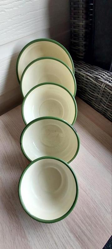 Vintage Emaille Kommen Set beschikbaar voor biedingen