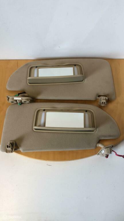 Zonnekleppen beige Volvo V70 II ('00-'08) 0088 XC 70, Auto-onderdelen, Interieur en Bekleding, Gebruikt, Ophalen of Verzenden